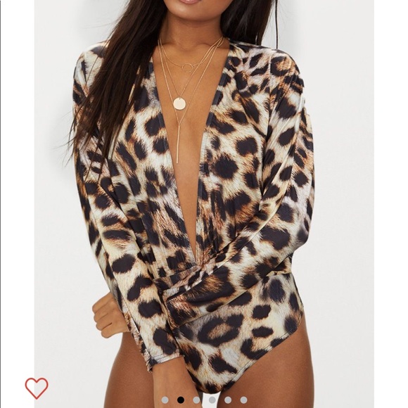 leopard print bodysuit - Picture 1 of 2